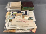 Group of Appx 100 pieces antique and vintage assorted ephemera