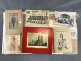 Group of 30+ pieces assorted antique and vintage ephemera-US Military, foreign documents, and more