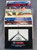 Group of 20+ Vintage to modern (1928-1990s) model train brochures, instructions, and more