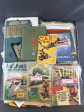 Group of 200+ assorted antique and vintage prints, brochures, correspondence, and more