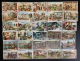 5 Complete sets-30 French Liebig Advertising Tradecards