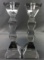 Vintage Nachtmann Crystal Candlesticks