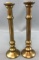 Vintage Heavy Brass Candlesticks