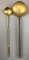 Lot of 2 : Antique Hand Forged Ladles