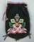 Antique (c. 1918) Chippewa Beaded Drawstring Bag