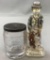 Vintage (1927) Charlie Chaplin Glass Candy Container/Bank