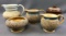 Group of 5 : Antique (c. late 1800s) Sandy Ware Vessels