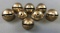 Group of 8 : Antique Brass Sleigh Bells