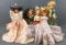 Group of 5 : Vintage Dolls