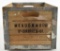 Vintage Meadowmoor Advertising Wooden Crate