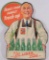 Vintage 7 Up Advertising Cardboard Countertop Standee