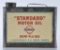 Antique Standard Oil Demi Fluide Advertising Oil Can