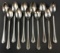 Group of 11 : Vintage Pullman Company Ice Tea Spoons - 