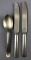 Lot of 3 : Vintage Union Pacific Restaurant Flatware