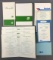 Group of Burlington Northern Railroad Dining Menus + Beverage Lists