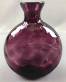 Antique Amethyst Blown Glass Flask