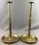 Pair of Antique (c. 1840s) Brass 