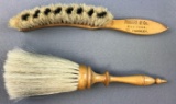 Lot of 2 : Antique (c. 1900) Hat Brushes