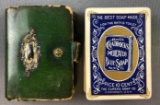 Vintage Advertising Playing Cards w/ Carrying Case