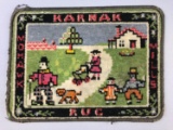 Antique Miniature Advertising Rug : Mohawk Mills - Karnak Rugs