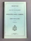 Antique (c.1898) Springfield Rifle Carbine and Army Revolvers Handbook