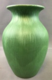 Vintage Art Deco AMACO Textured Green Pottery Vase