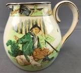 Antique (1906) Buffalo Pottery Rip Van Winkle Pitcher