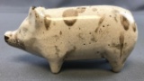 Antique Pottery Piggy Bank