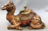 Vintage Cold Painted Recumbent Camel Inkwell