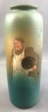 Vintage Weller Pottery Dickens Ware Vase