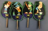 Group of 10 : Vintage Edelweiss Beer Paper Fans