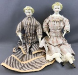 Lot of 2 : Porcelain Dolls