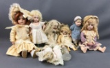 Group of Porcelain Dolls