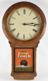 American Heirloom Orange Crush Advertising Clock