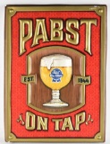 Vintage Pabst Blue Ribbon Advertising Beer Sign