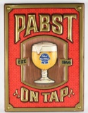 Vintage Pabst Blue Ribbon Advertising Beer Sign