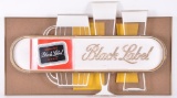 Vintage Black Label Advertising Beer Sign