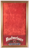 Vintage Budweiser Advertising Menu Board