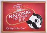 National Bohemian Beer Advertising Metal Beer Sign