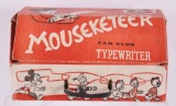 Vintage Walt Disney Mickey Mouse Mouseketeer Fan Club Typewriter