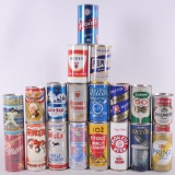 Collection of 19 : Vintage Advertising Beer Can Assortment