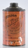 Antique Standard Oil Boston Coach Axle Oil Advertising Can