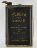 Antique Standard Oil Eureka Harness Oil Advertising 5 Gal. Oil Can