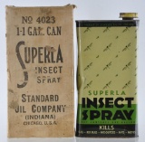 Antique Standard Oil Superla Insect Spray Advertising Can
