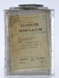 Antique Standard Oil Stanolind Petrolatum Advertising Grease Can