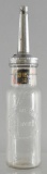 Antique Standard Oil Co. 1 Quart Iso Vis D 30 Glass Motor Oil Bottle w/ Spout
