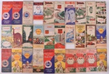 Group of 30 : Vintage (c. 1930s) Service Station Road Maps