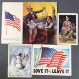 Group of 5 : Patriotic Prints