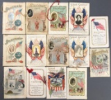 Group of 14: Antique (early 1900s) Patriotic School Souvenir Booklets