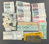 Group of Vintage Train Tickets - Chicago and Western Indiana Railroad